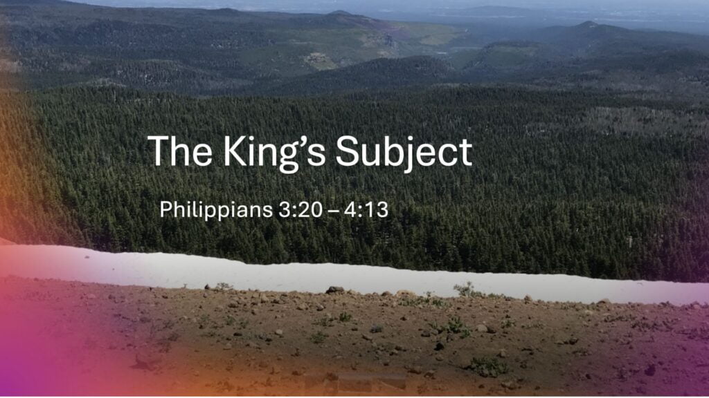 The King's Subject